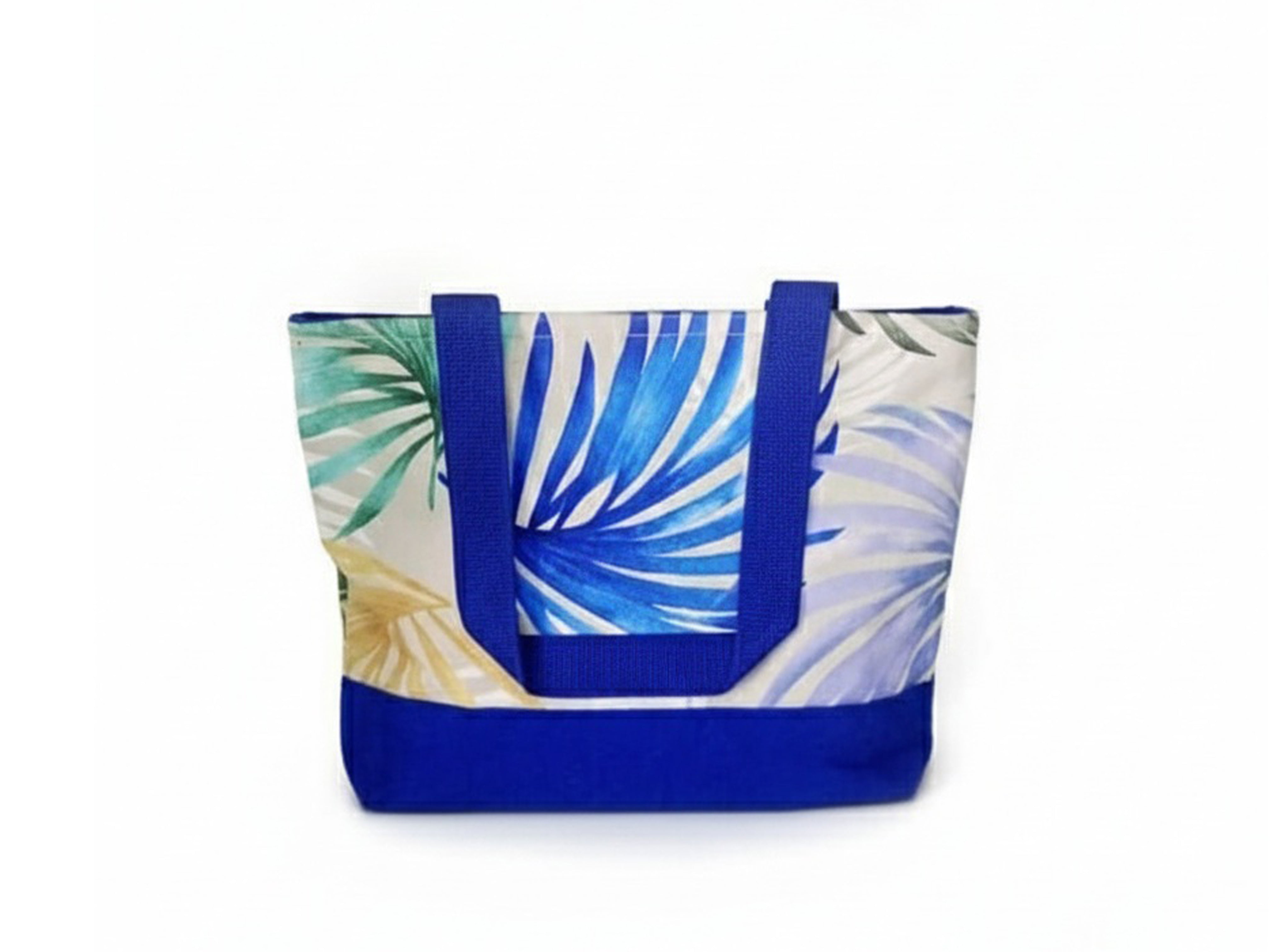 ToteBag Premium small Leafe Blue A0028