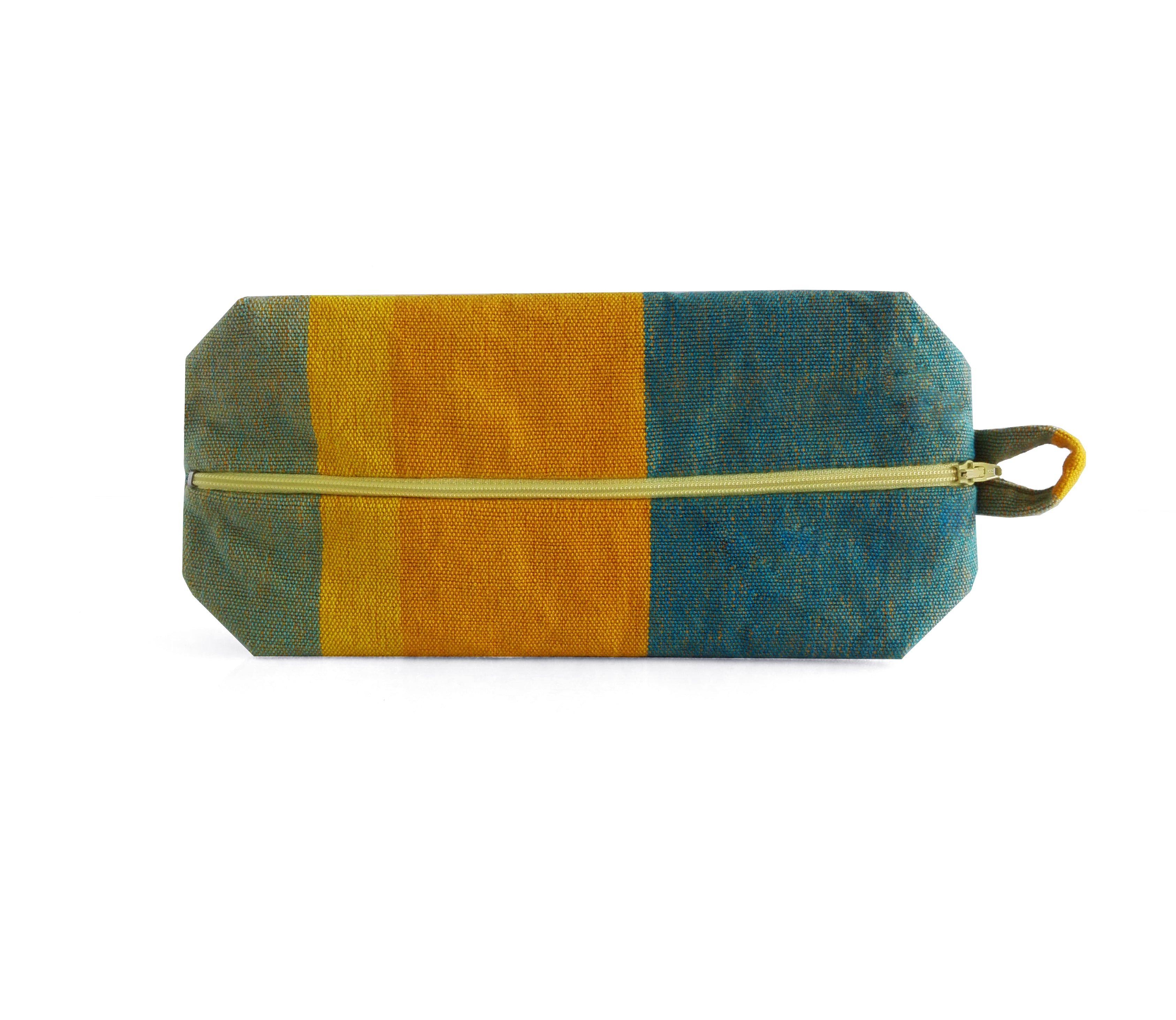 Dopp Kit Handloom Blue/ Yellow A0204