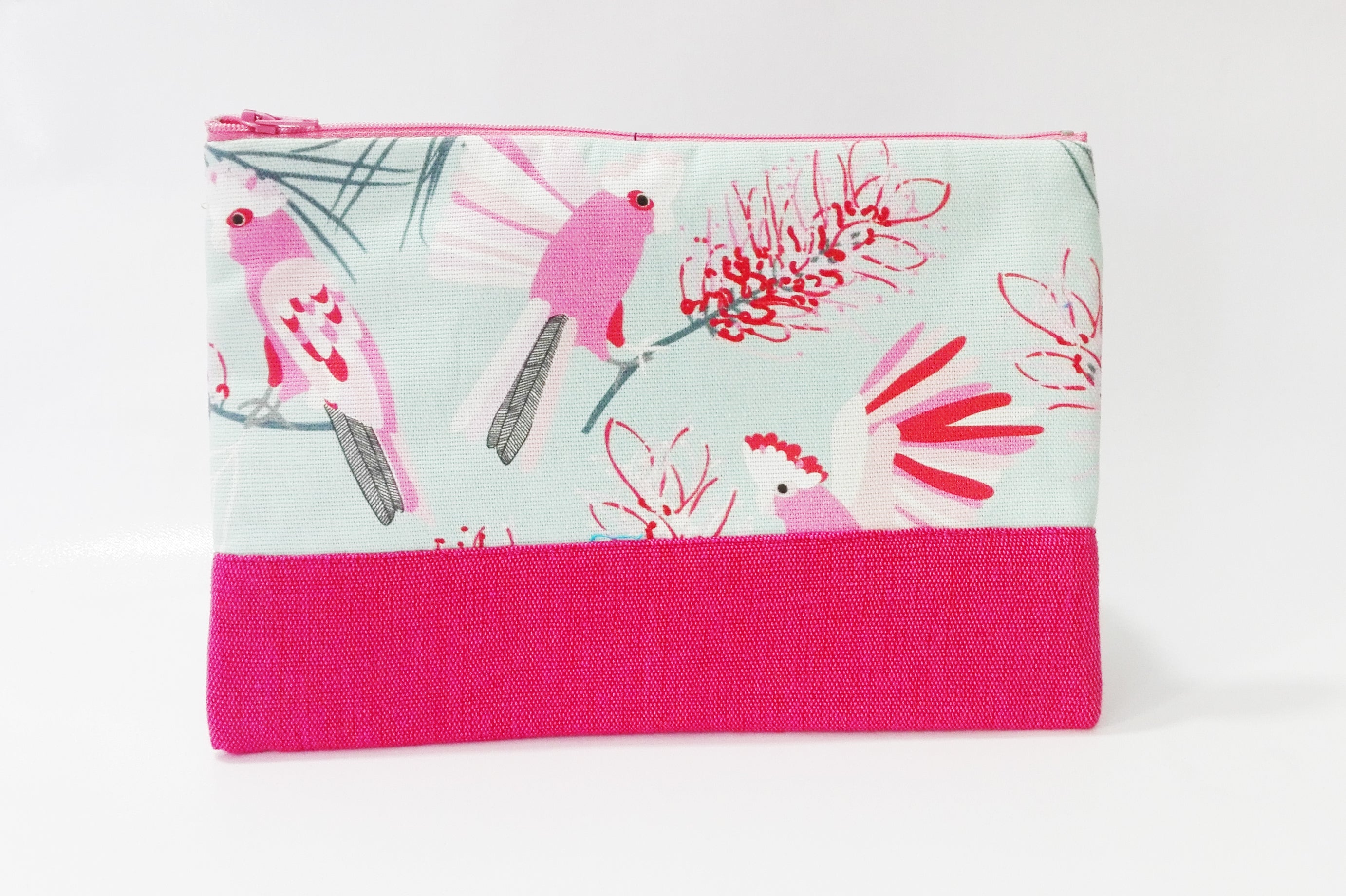 Pencil Case Large Bird Pink A0301