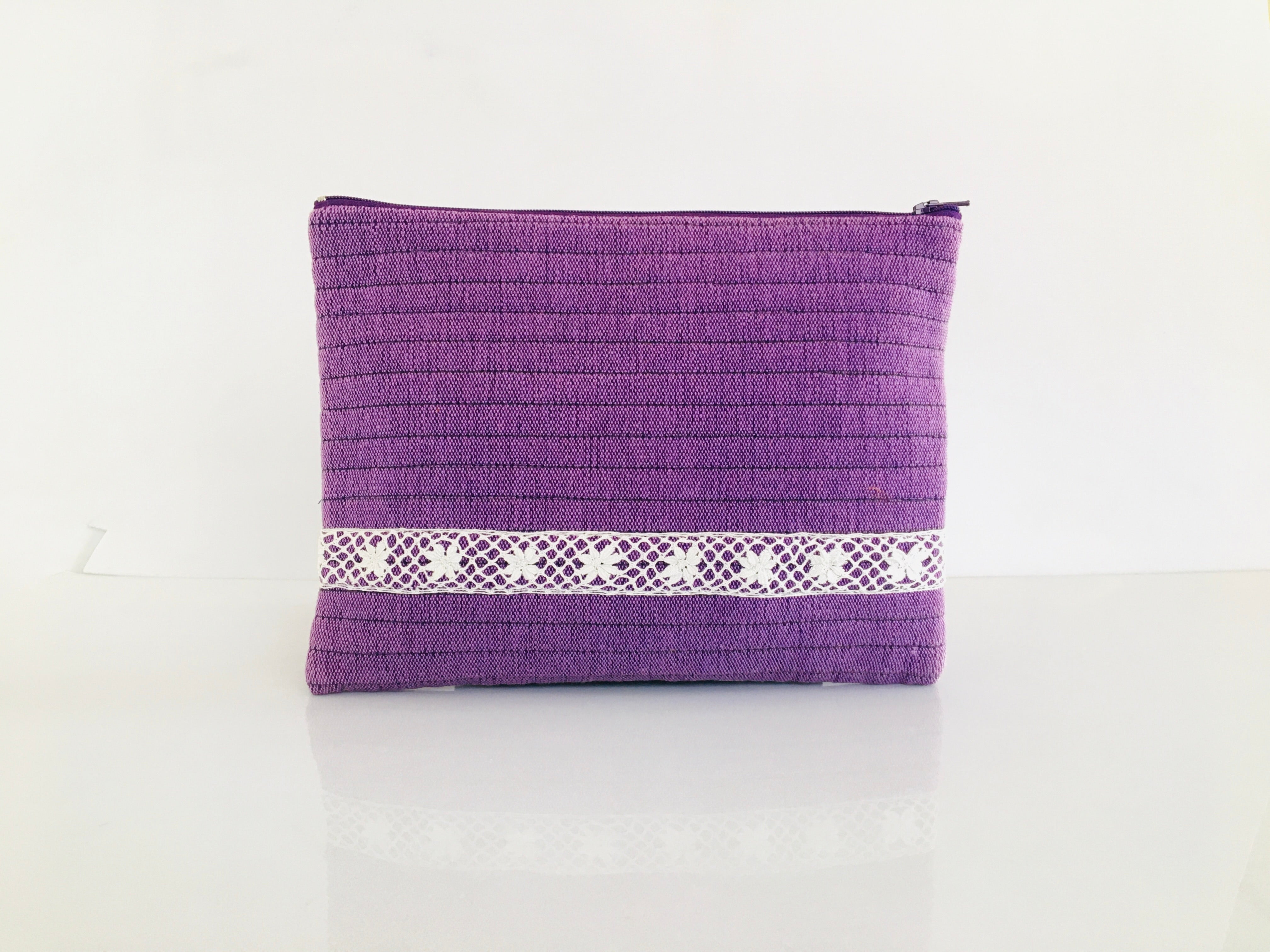 Pencil Case Beeralu Lace Purple A0168